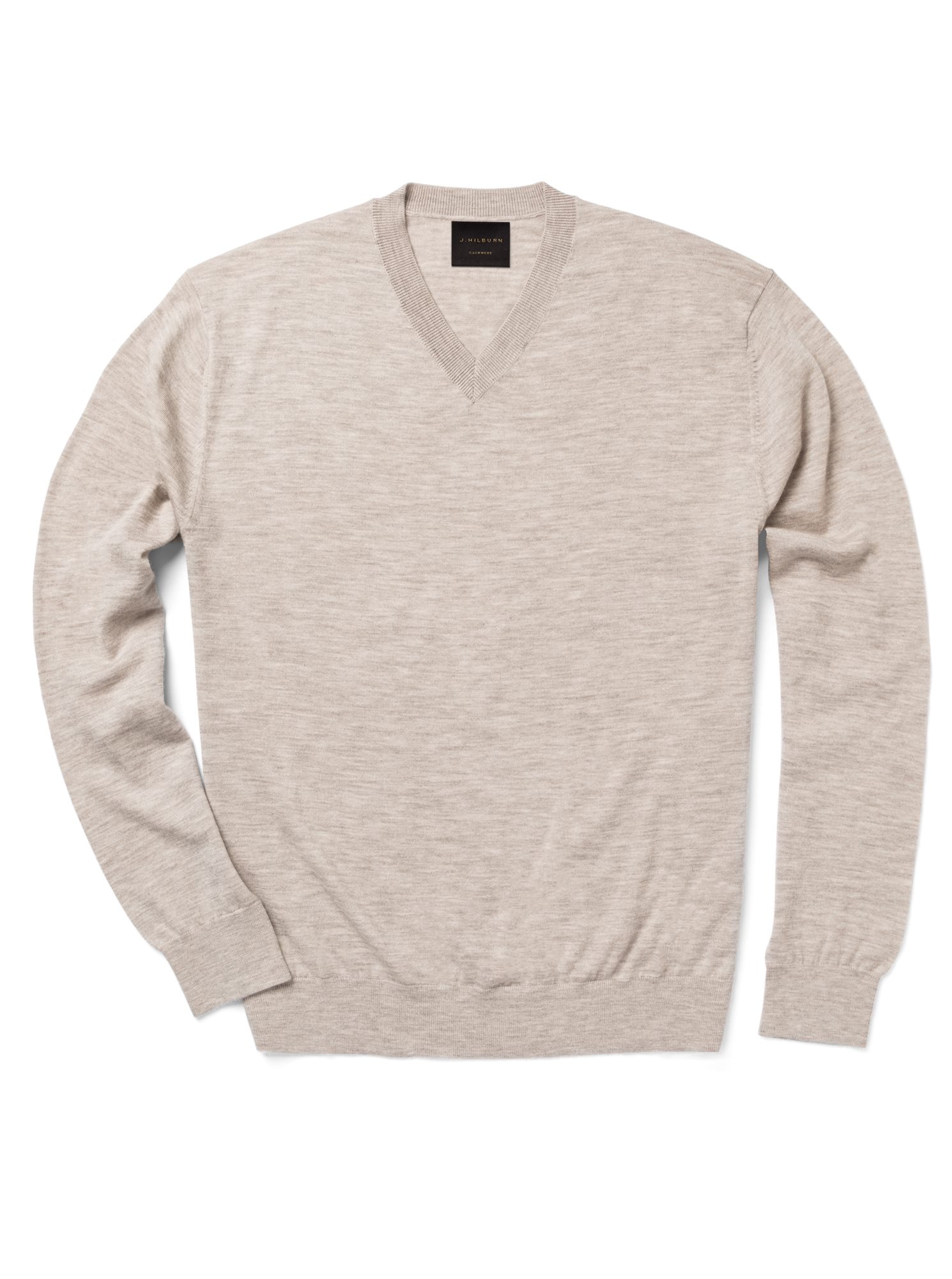 Cashmere VNeck Oatmeal Heather J.Hilburn