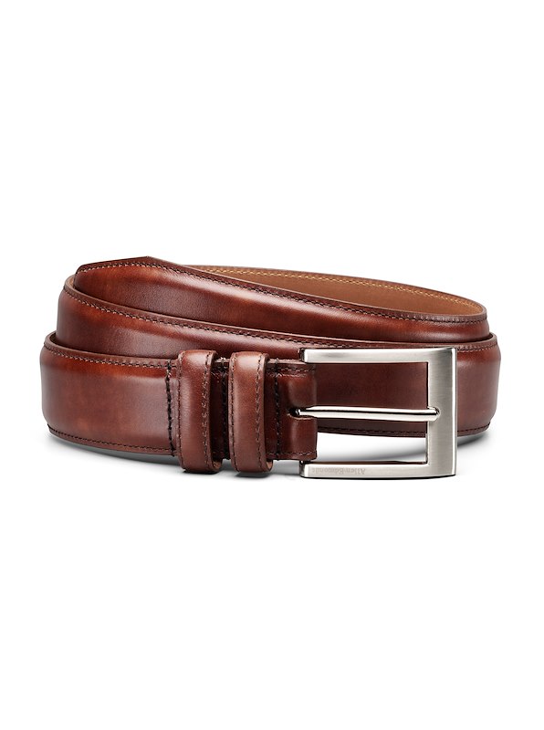 Allen Edmonds Basic Dress Belt Dark Chili J.Hilburn