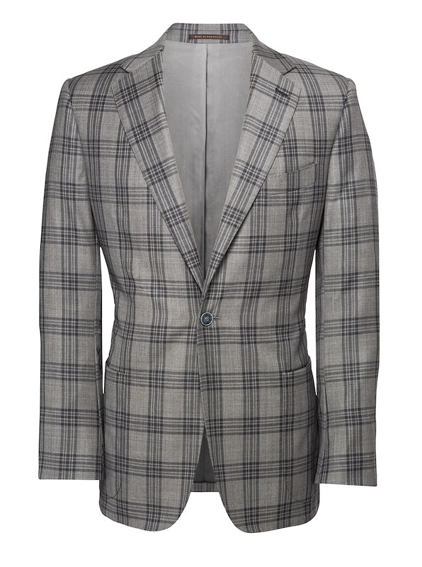 charcoal plaid shirt